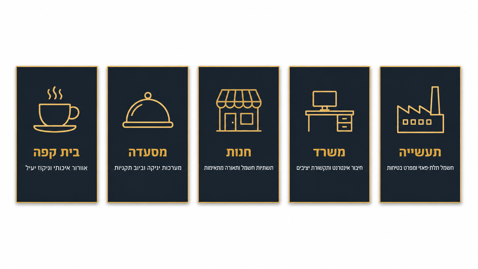 סוגי חללים מסחריים ודרישות התכנון לכל אחד