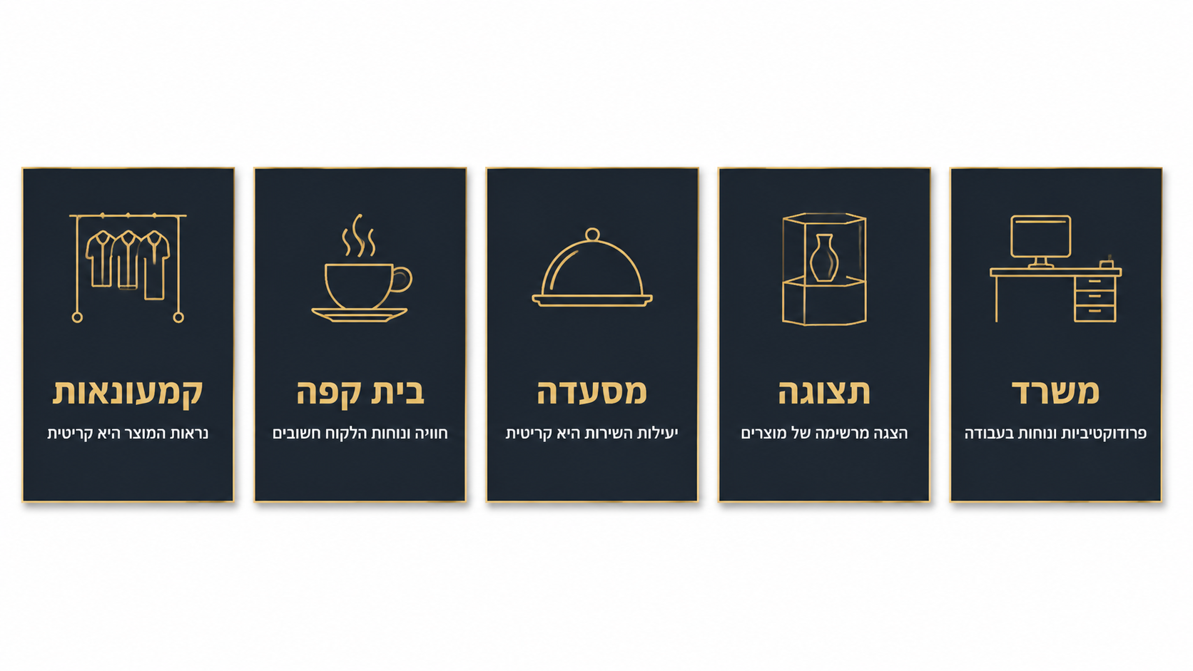 סוגי חללים מסחריים ודרישות הבנייה של כל אחד