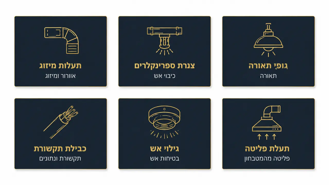 תכנון תפעולי של דלפק ועמדת עבודה בבית קפה