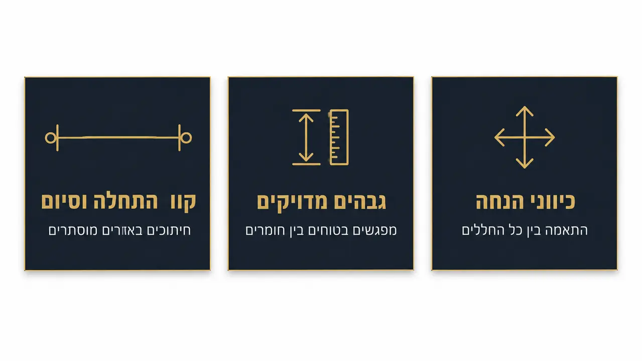 תכנון מקדים של ריצוף בבית קפה לפני תחילת העבודות באתר